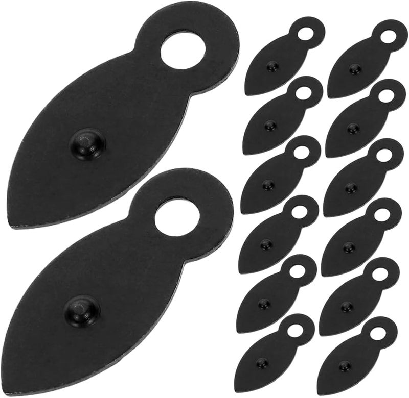 100pcs Black Metal Picture Frame Hardware Clips Turn Button Fasteners For Easy Installation - Image 1